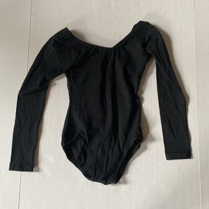 Black leotard